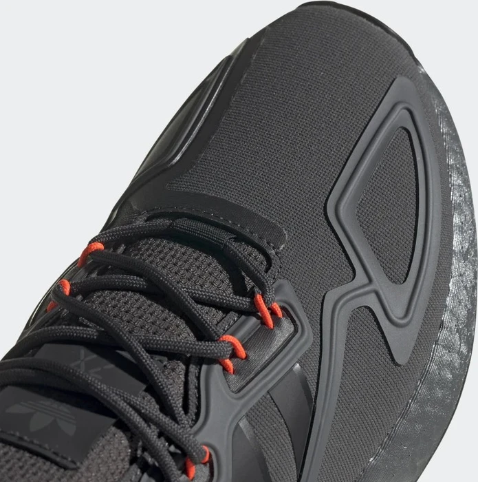 adidas ZX 2K Boost grey six/core black/solar red (Herren)