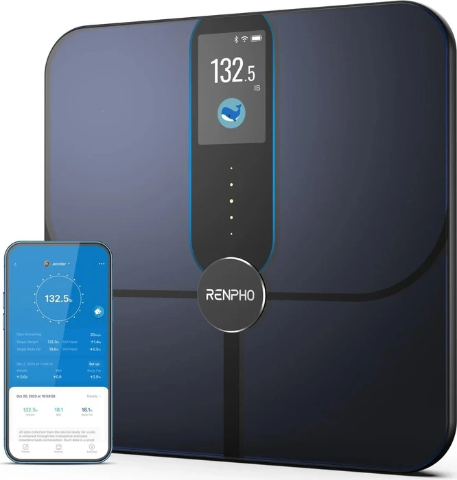 Renpho Elis Nova digitale Körperanalysewaage schwarz