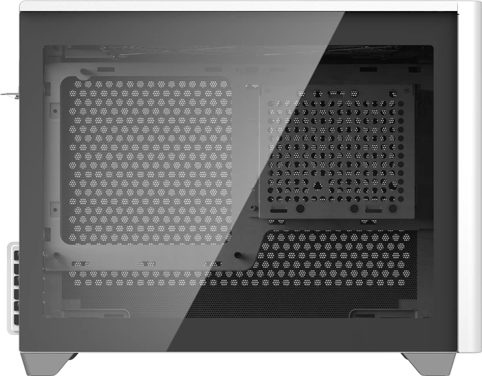 Cooler Master MasterBox NR200P, weiß, Glasfenster, Mini-ITX