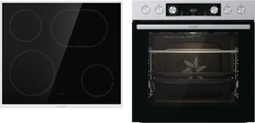 Gorenje Easy Heißluft Set 2 (BCS6737E06X + ECD634X) Einbauherd-Set