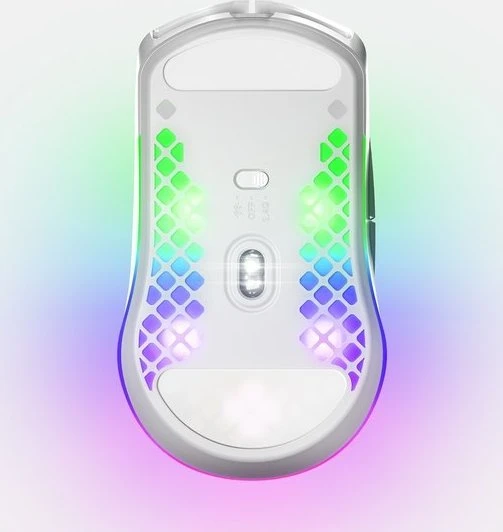 SteelSeries Aerox 3 Wireless Snow 2022 Edition, weiß, USB/Bluetooth