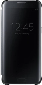 Samsung Clear View Cover für Galaxy S7 Edge schwarz