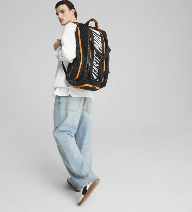 Puma Nova Elite 73l Padel Tennistasche puma black/puma white/heat fire