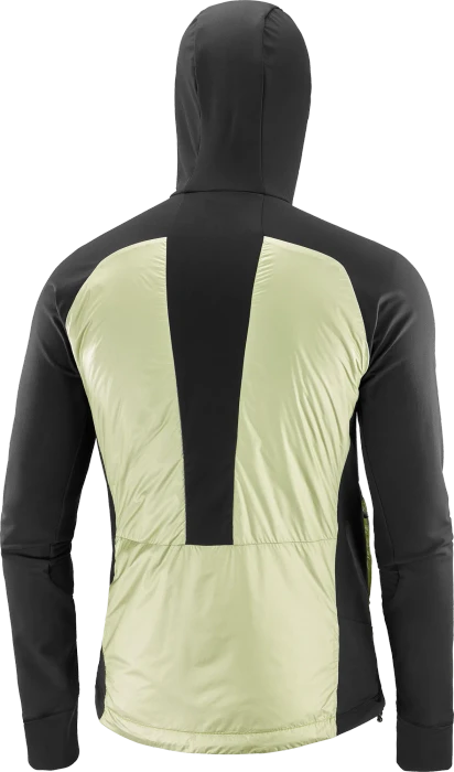 Salomon Elixir Hybrid Hooded Funktionsjacke charlock/deep black (Herren)