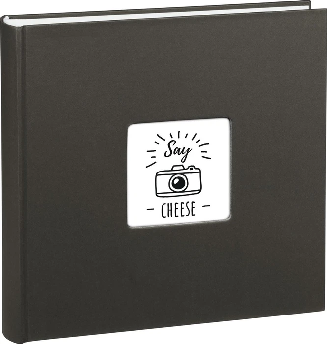 Hama Jumbo Fotoalbum, 30x30, 100 weiße Seiten, Fine Art schwarz