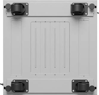 Lanberg 19" Rackschrank 15HE, LCD, freistehend, Flat Pack, V2, Glastür, IP20, RAL 7035, 600mm tief