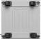 Lanberg 19" Rackschrank 15HE, LCD, freistehend, Flat Pack, V2, Glastür, IP20, RAL 7035, 600mm tief Vorschaubild