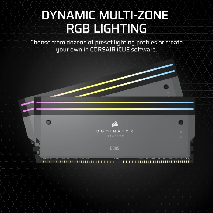 Corsair Dominator Titanium DDR5 Light Enhancement Kit, grau