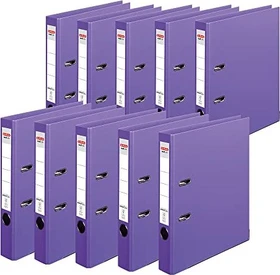 Herlitz maX.file protect plus Ordner 2-Ring, 50mm, A4, violett