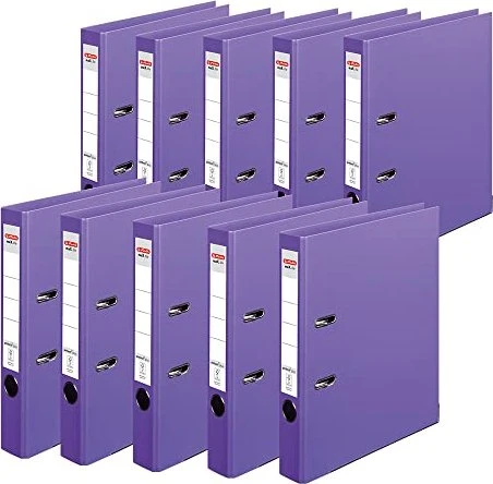 Herlitz maX.file protect plus Ordner 2-Ring, 50mm, A4, violett
