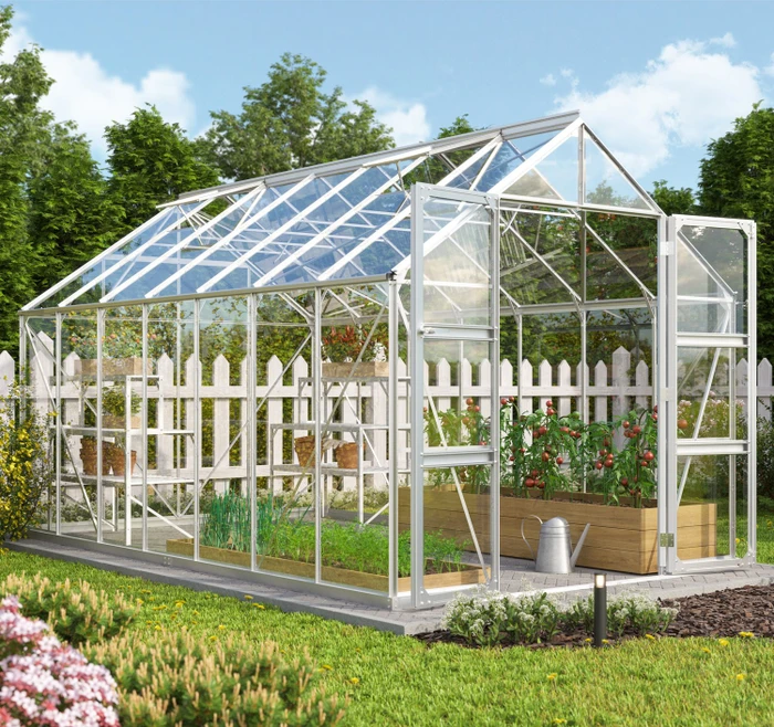 Vitavia Domus 11500 ESG 3mm Gewächshaus smaragd