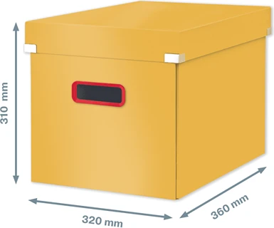 Leitz Click & Store Cosy Aufbewahrungsbox groß, A4, gelb
