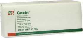 Lohmann & Rauscher Gazin Mullkompresse unsteril 16-fach, 7.5 x 7.5cm, 100 Stück