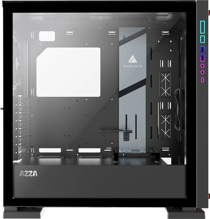 AZZA Zircon 7000, schwarz, Glasfenster