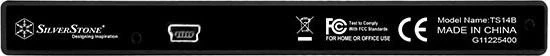 SilverStone externes 5.25" Gehäuse Ultraslim für optische Laufwerke oder SSD, USB 2.0