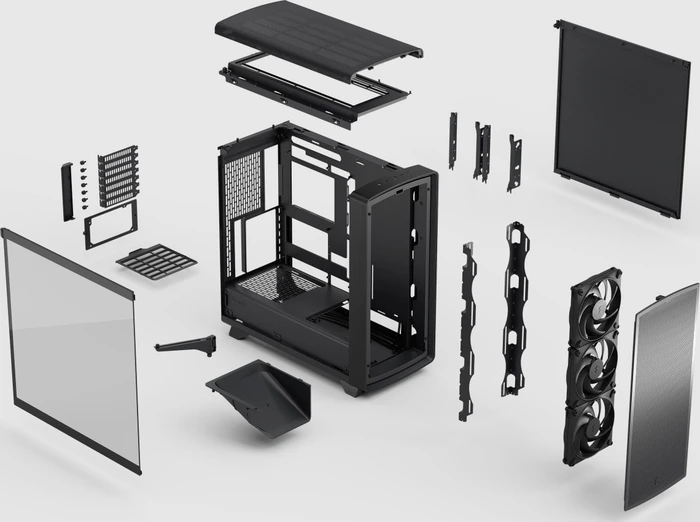 Fractal Design Summit Blackout TG Light Tint, Glasfenster