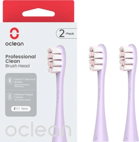Oclean Professional Clean Ersatzbürste violett, 2 Stück