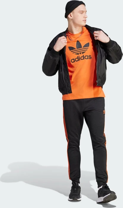 adidas Adicolor Classics Trefoil T-Shirt kurzarm semi impact orange/black (Herren)