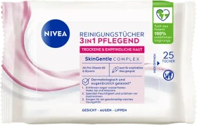 Nivea 3in1 Pflegende Reinigungstücher, 25 Stück