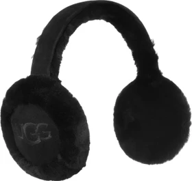 UGG Lammfell Ohrenwärmer schwarz