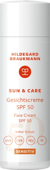 Hildegard Braukmann Sun & Care Sensitiv Gesichtscreme LSF50, 50ml