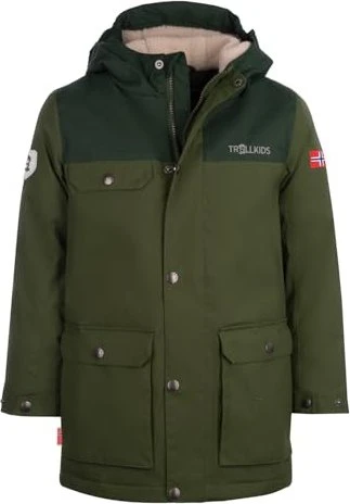 Trollkids Gudvangen Funktionsjacke forest green (Junior)