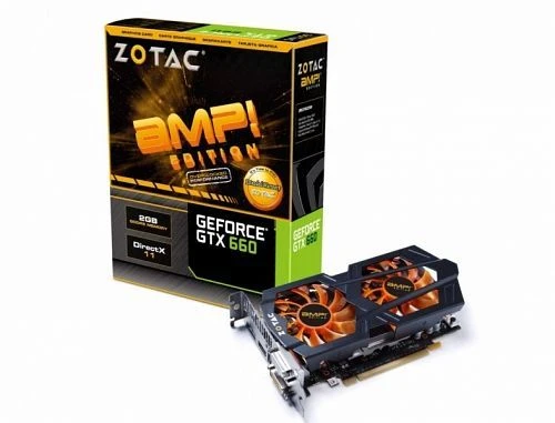 Zotac GeForce GTX 660 AMP!, 2GB GDDR5, 2x DVI, HDMI, DP