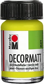 Marabu Decormatt Acryl Acrylfarbe, reseda, 15ml