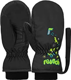 Reusch Mitten Handschuhe schwarz (Junior)