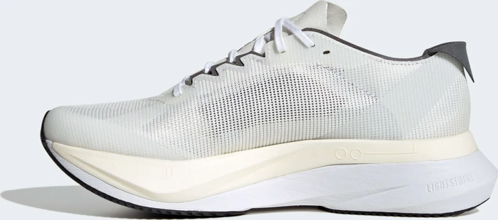 adidas Adizero Boston 12 cloud white/silver metallic/grey five (Damen)