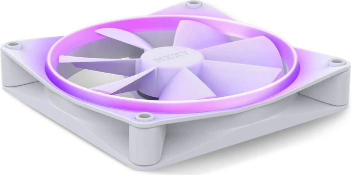 NZXT F Series F140 RGB, Matte White, weiß, LED-Steuerung, 140mm, 2er-Pack