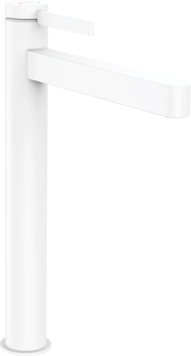 Hansgrohe Finoris Einhebel-Waschtischmischer 260 für Aufsatzwaschtische mit Push-Open Ablaufgarnitur mattweiß