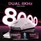 Yunzii M2 Dual 8K Custom Wireless Gaming Maus, rosa, USB/Bluetooth Vorschaubild