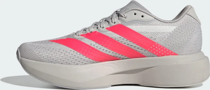 adidas Adizero Pacer grey two/lucid red/halo silver (Herren)