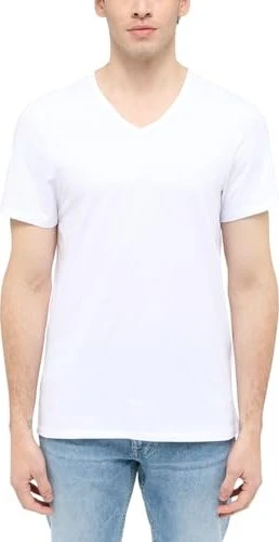 Mustang Amado 2er-Pack T-Shirt kurzarm weiß (Herren)