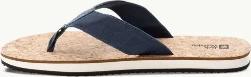 Jack Wolfskin Ecostride 2 Slipper blue/cork (Herren)