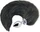 Alive Black & White Fox Tail Analplug S schwarz (71139)