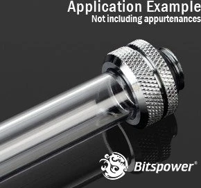 Bitspower HardTube PETG Rohr, 100cm, 14/11mm, klar