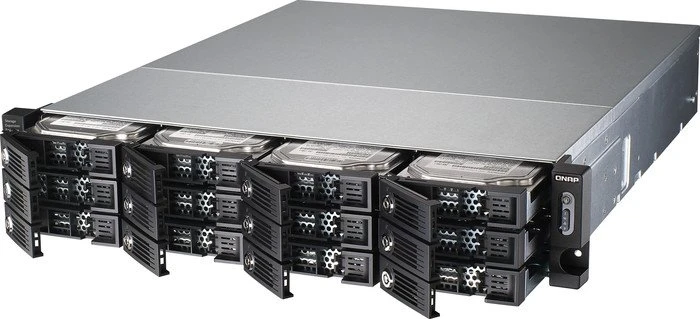 QNAP Rack Expansion Unit UX-1200U-RP 96TB, 1x USB 3.0, 2HE