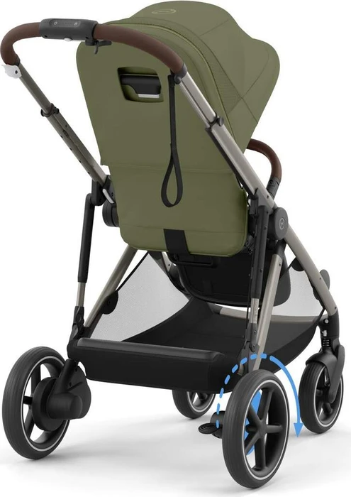 Cybex e-Gazelle S Taupe Frame moss green 2025