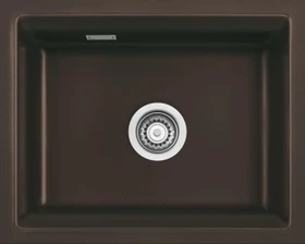 systemceram Kara 50 U/g Unterbau Becken mittig mit Ablauffernbedienung siena
