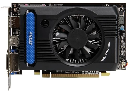 MSI Radeon HD 7750, R7750-PMD1GD5/OC V2, 1GB GDDR5, DVI, HDMI, DP