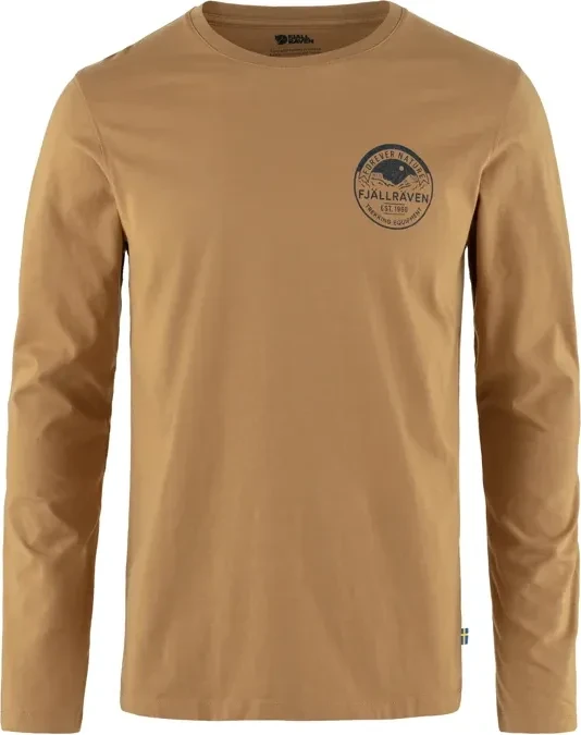 Fjällräven Forever Nagture Badge Shirt langarm buckwheat brown (Herren)