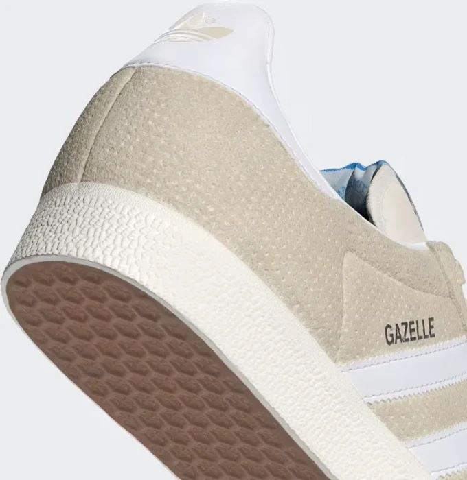 adidas Gazelle wonder white/cloud white/core white (Herren)
