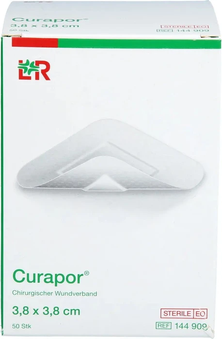 Lohmann & Rauscher Curapor Wundverband steril chirurgisch, 3.8 x 3.8cm, 50 Stück