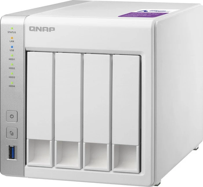 QNAP Turbo Station TS-431P, 1GB RAM, 2x RJ-45 1000Base-T, 3x USB-A 3.0