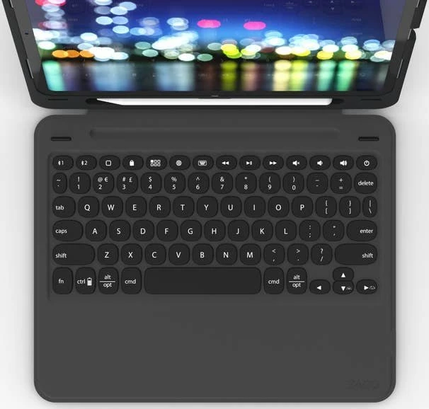 ZAGG Slim Book Go für iPad Pro 12.9" 3. Gen, schwarz, DE
