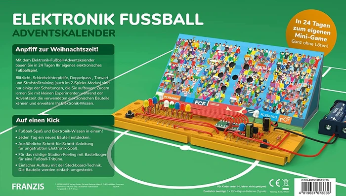 Franzis Elektronik Fußball Adventskalender 2021