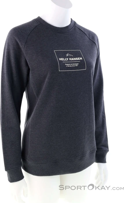 Helly Hansen F2F Sweatshirt ebony melange (Damen)