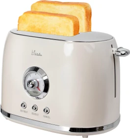 Silva Schneider Bikitchen nostalgia 200 Toaster cremeweiß